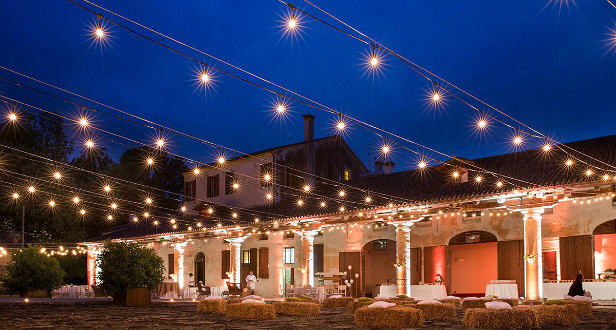 Vista della tenuta Frassanelle fra i Colli Euganei